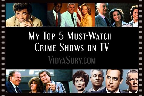 My Top 5 Favorite Must-Watch Crime Fiction Shows On TV | Vidya Sury ...