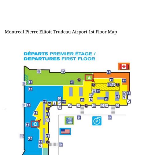 Montreal Airport Map [Terminals, Parking, Gate, Car] - Montreal Airport ...