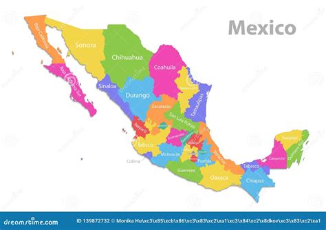 Political Map Of Mexico States - South Carolina Map