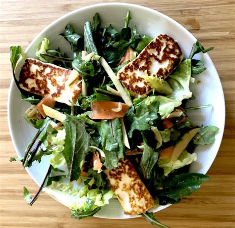 Grilled Halloumi Salad | ANN OGDEN GAFFNEY