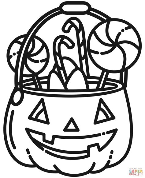 Free Printable Halloween Candy Coloring Pages - Printable Form, Templates and Letter