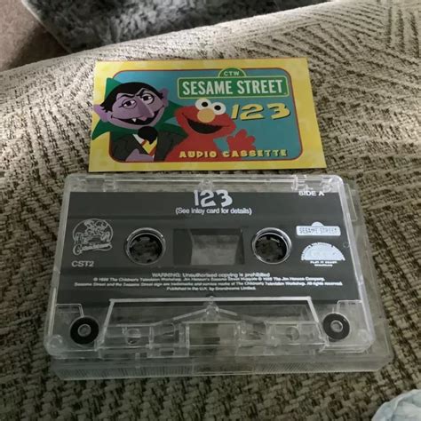 RARE VINTAGE SESAME Street Audio Cassette Tape Numbers Children's TV CTW 1999 £19.99 - PicClick UK