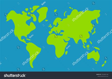 Cartoon World Globe Vector