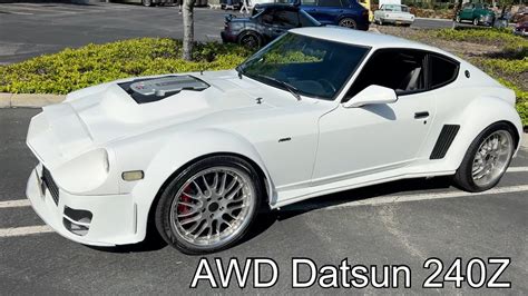 Datsun 240Z with an engine swap and AWD - YouTube