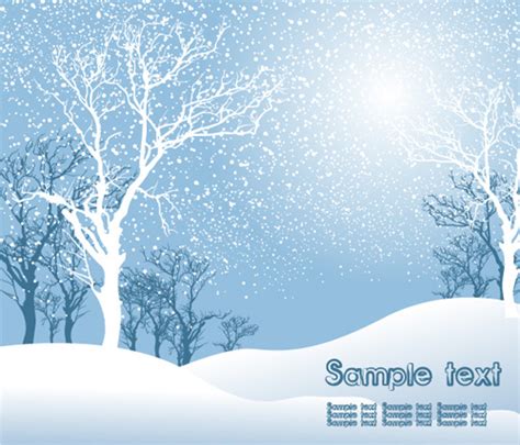 Elements of winter with snow backgrounds vector Vectors graphic art ...