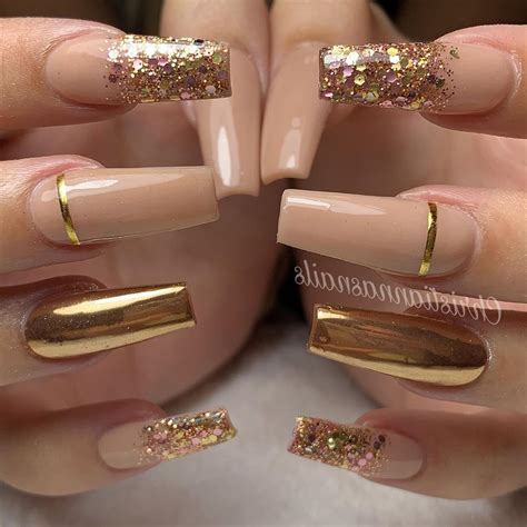 20 rose gold nails styles must inspire you, #gold #Inspire #NailStyle ...