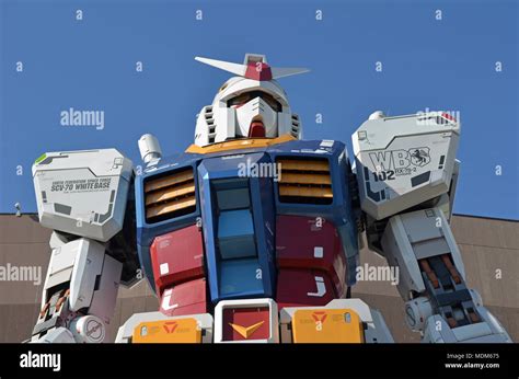 Giant Gundam Statue in Tokyo, Japan Stock Photo - Alamy