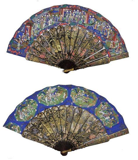 Antique hand painted silk chinese Fans | Antique fans, Chinese fans, Hand held fan