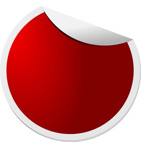 Free vector graphic: Stickers, Red, Round, White - Free Image on Pixabay - 46463
