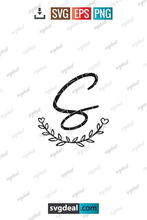 Letter S Monogram Svg - Free SVG Files