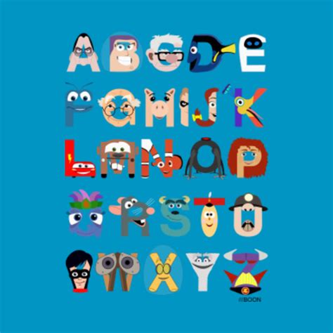 Pixar Logo Letters