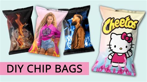 How to make Custom Chip Bags (step by step) - YouTube