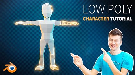 How to Create a Low Poly Character in Blender 2.8 - YouTube