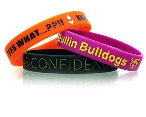 Custom Printed Silicone Wristbands (Uploaded Artwork) | Wristbands.co.uk