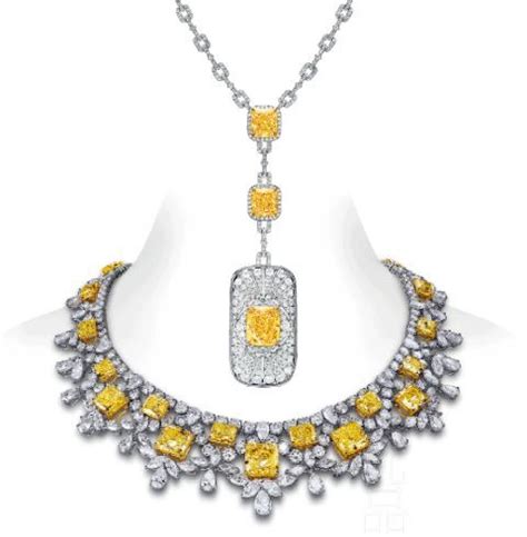Tiffany Yellow Diamond Necklace