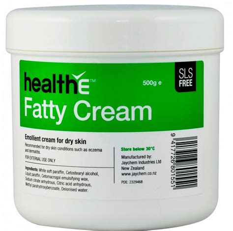 HealthE Fatty Cream 500g for Dry Skin - USL Medical