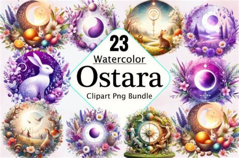 Ostara Spring Equinox PNG Bundle Graphic by SVGArt · Creative Fabrica