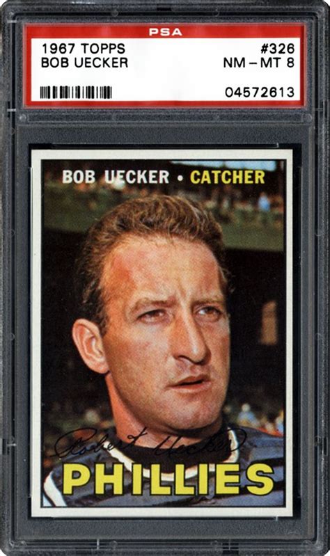 Auction Prices Realized Baseball Cards 1967 TOPPS Bob Uecker Summary