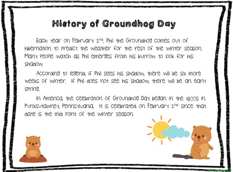 Happy Groundhog Day in 2024 | Groundhog day activities, Groundhog day, Happy groundhog day