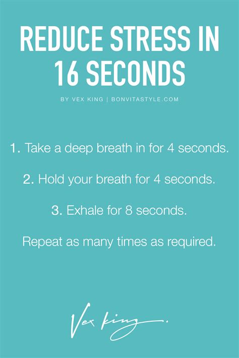 A Trick To Reduce Stress In Only 16 Seconds! Works Great For Anxiety - Bon Vita