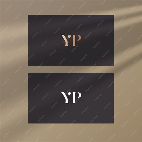 Premium Vector | Yp logo design template