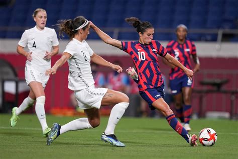 Olympics: US women's soccer team switches on against New Zealand