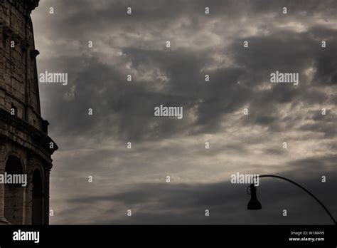 dawn silhouette dark sky sunset Stock Photo - Alamy