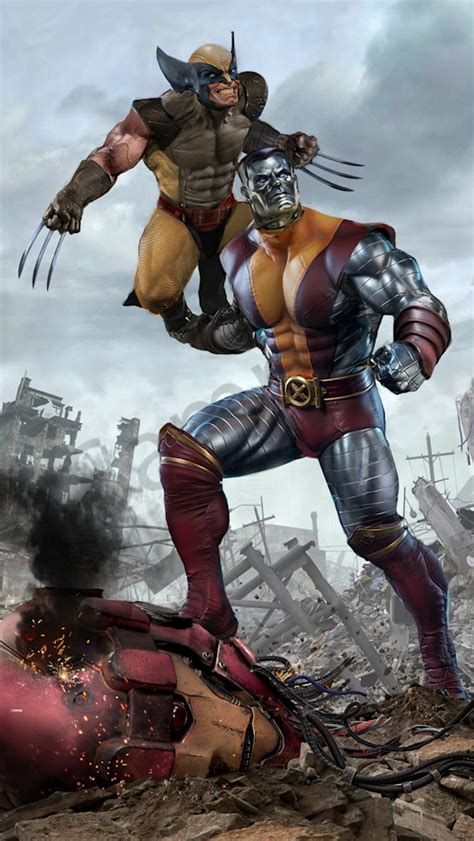 Wolverine and Colossus Fastball Special