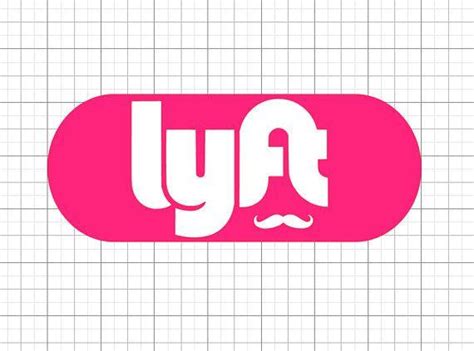 New Printable Uber Lyft Mustache Logo - LogoDix