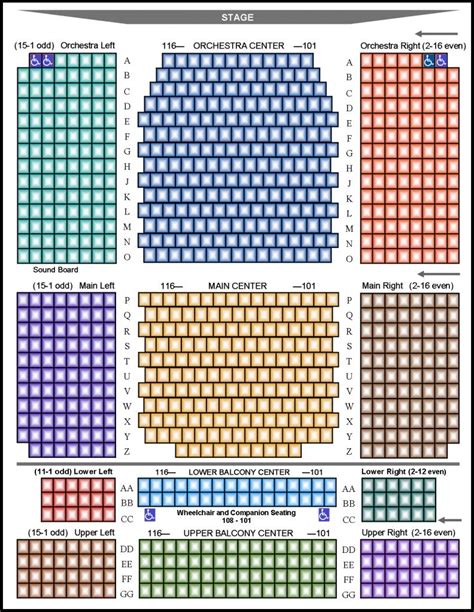 Eastman Theater Seating Chart