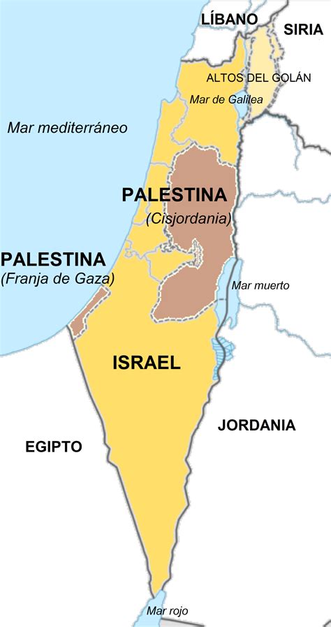 Mapa De Palestina