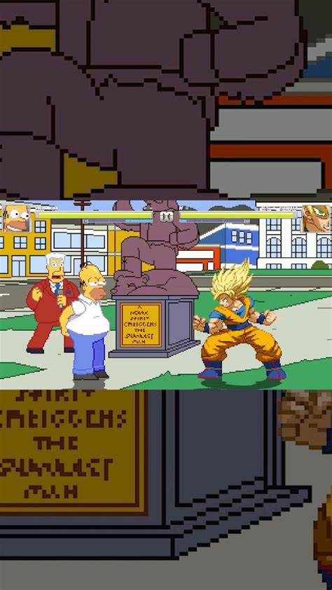 Homero Simpson vs Goku super sayayin, a que no adivinas quien gana al ...