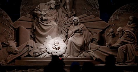 Nativity Scene At Vatican's St. Peter's Square Was Sculpted Out Of Sand ...