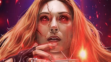 Elizabeth Olsen Marvel Comics Scarlet Witch 4K HD WandaVision Wallpapers | HD Wallpapers | ID #63430