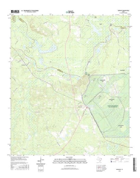 MyTopo Karnack, Texas USGS Quad Topo Map