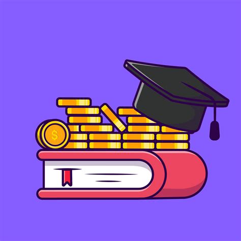 Scholarship Cartoon Vector Icons Illustration. Flat Cartoon Concept. Suitable for any creative ...