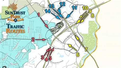 Atlanta Braves have unveiled final traffic, parking plan