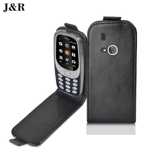 For Nokia 3310 2017 Case Luxury PU Leather Back Cover For Nokia 3310 2017 Dual SIM TA 1030 2.4 ...