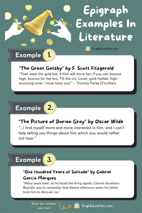 7 Epigraph Examples In Literature - EnglishLeaflet