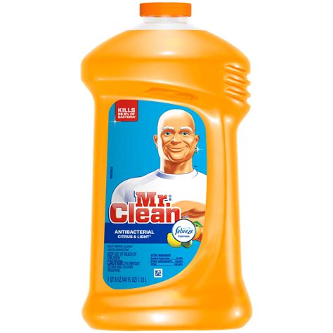 Mr. Clean with Febreze Citrus & Light Antibacterial Multi-Purpose ...