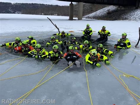 Members Receive Ice Rescue Certifications - Radnor Fire Company