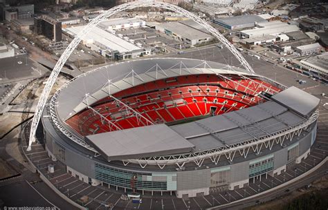 Wembley Stadium London from the air | aerial photographs of Great ...