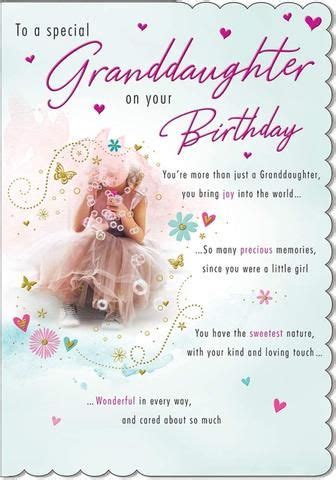 Granddaughter Birthday Card | Granddaughter birthday, Birthday cards ...