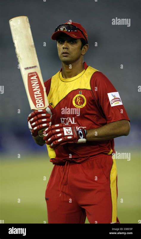 Rahul Dravid captain of the Royal Challengers during an IPL (Indian ...