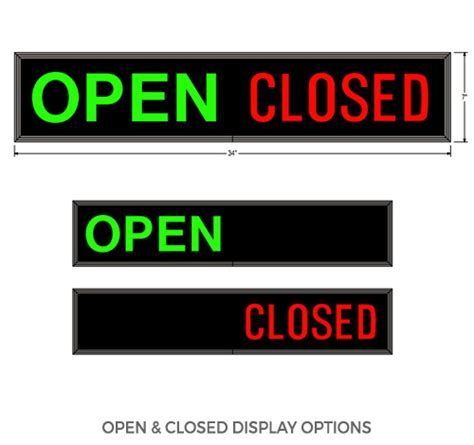 LED Open Closed Sign - LED Open Signs for Sale-trafficsafetywarehouse.com