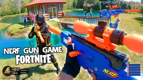 NERF GUN GAME | FORTNITE EDITION (Nerf First Person Shooter!) - YouTube