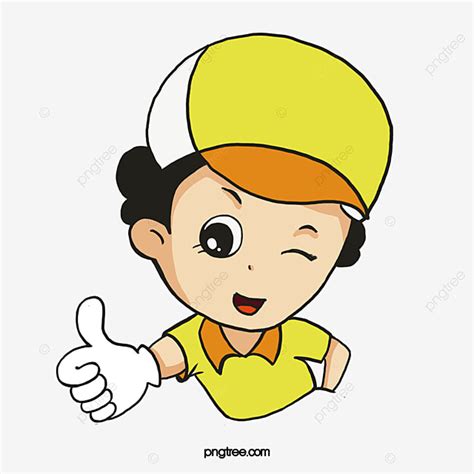 Cartoon Thumbs Up Clipart Hd PNG, Thumbs Up Cartoon Girl Vector, Thumbs Up Clipart, Thumbs Up ...