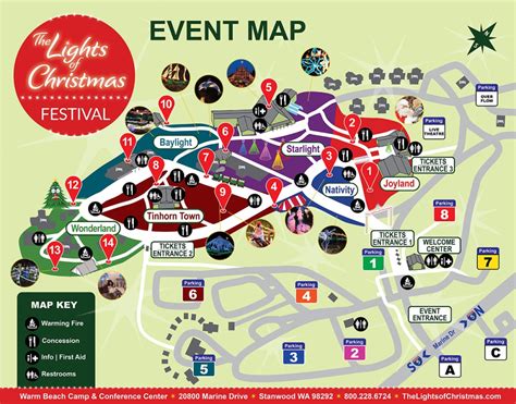 Driving Directions & Map to The Lights of Christmas - Only 1 hour North of Seattle! | Christmas ...