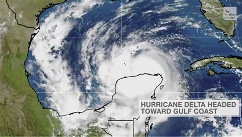 Hurricane Delta enters Gulf of Mexico; Hurricane, Storm Surge Watches ...