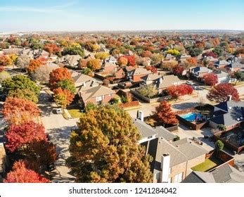 Aerial View Beautiful Neighborhood Coppell Texas Stock Photo 1241284042 | Shutterstock